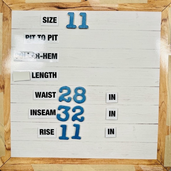 YMI Jeans Womens 11 / 30 Blue Flared Ripped Split Hems Pants High Rise Denim - Picture 10 of 10